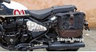 Fit For Royal Enfield Shotgun 650 Black Saddle Pannier Bags with Mounting - SPAREZO